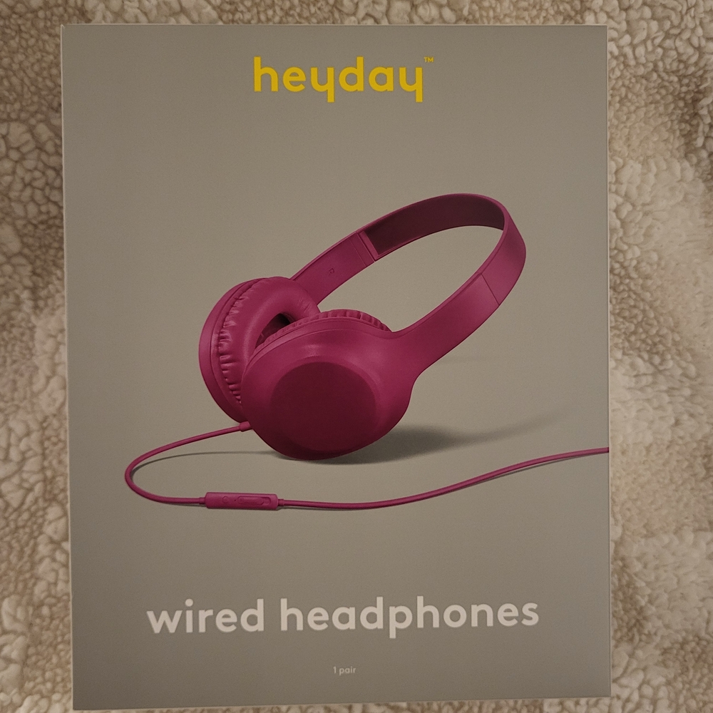 4/$50 Heyday Wired Headphones - Purple